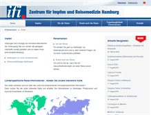 Tablet Screenshot of ifi-reisemedizin.de